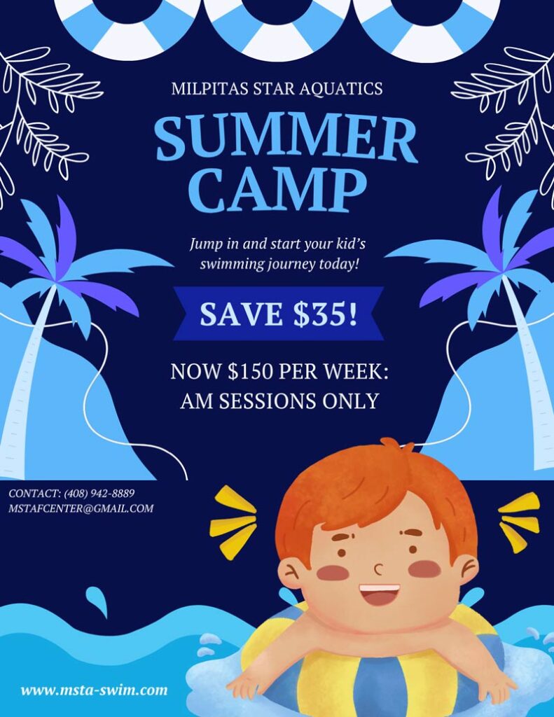 Blue-and-White-Aesthetic-Swimming-Class-Flyer